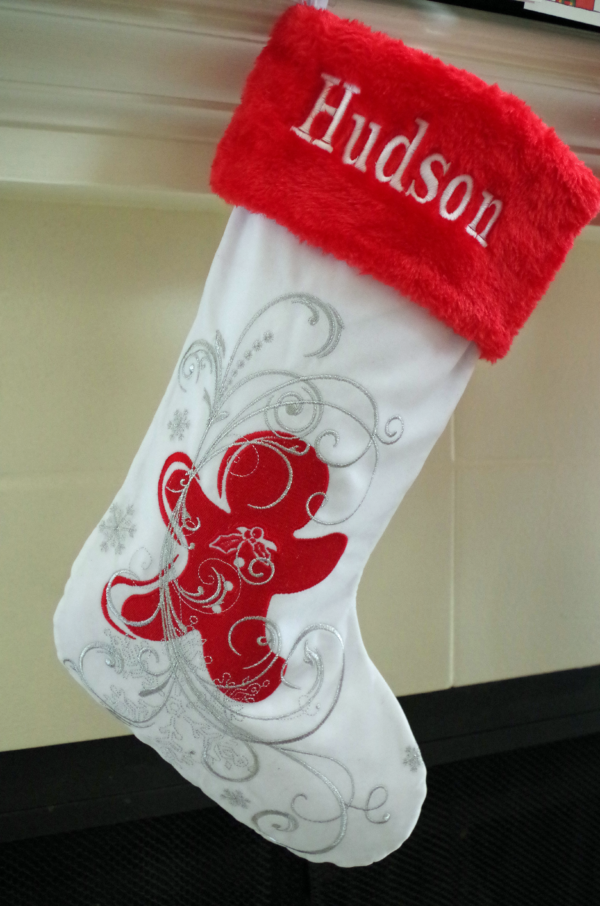 Christmas Stockings - LUXURIOUS RED/WHITE/SILVER Series - Image 5